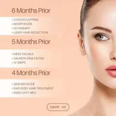 Planning for a wedding? We recommend starting laser hair reduction sessions around 6 months prior to your big day to ensure optimal, smooth results.