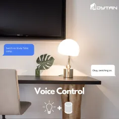 Enjoy effortless voice control in your workspace. A simple command to your smart assistant switches on the study table lamp, helping you focus without interruption.