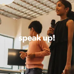 Learning is just the start; the real art is showcasing your mastery. Here, Aarav and Jhanve embrace the spotlight with confidence, demonstrating the skills they've honed in our public speaking classes.