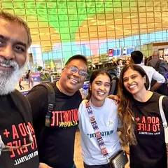 It's always great to connect with old friends from the volleyball community at tournaments, like this CBSE cluster event in Mumbai.