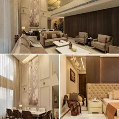 The Architect's Diary also featured our neoclassical residential project, highlighting the double-height living area and the warm, luxurious bedroom design.