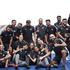 We are a team united by a shared passion for performance. This photo captures the camaraderie and spirit of our coaches and physios who make RSF a center of excellence.