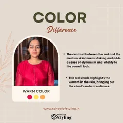 Here you can see how a warm red shade brings out the natural warmth and radiance in a medium skin tone. The right colors don't just look good, they make you feel vibrant and full of life.