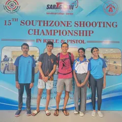 Another shot of our team at the South Zone Championship. All our shooters successfully qualified for the National Championship from this event.