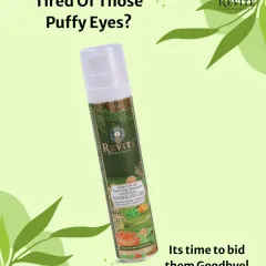 Tired of those puffy eyes? It's time to bid them goodbye. My natural under-eye gel is here to help reduce puffiness, brighten dark circles, and hydrate tired skin.