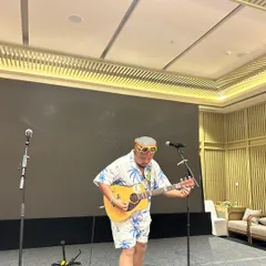 Soundchecking for a corporate event. I make sure everything is perfectly tuned to provide a professional and high-quality musical experience for your guests.
