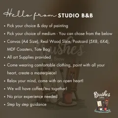 Another look at what you can expect from a session at Studio B&B. No experience is needed, just an open heart. Come relax, create, and have a good time with me.
