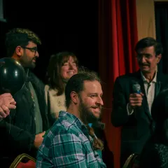 A great shot of the audience participation during my performance at The Magic Circle. The energy in the room was fantastic, and I made some wonderful new magician friends.