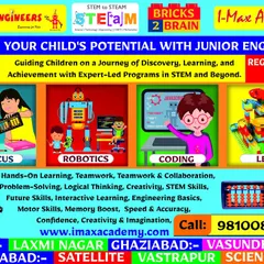 A promotional flyer for our centers, highlighting the key skills students gain, such as problem-solving, logical thinking, and creativity through our Abacus, Robotics, Coding, and LEGO programs.