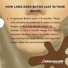 This is a close-up of a Botox injection. The process is precise and targets specific facial muscles that cause wrinkles. It's a quick procedure with results that typically last for 3 to 4 months.