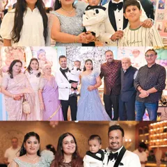 Capturing the whole family together to celebrate a little one's big day. These group photos with siblings, grandparents, and friends are treasured memories.