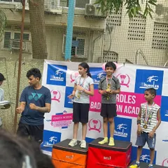 Celebrating the winners of our kids' badminton tournament. It's wonderful to see their hard work pay off. Congratulations to all participants for their amazing spirit.