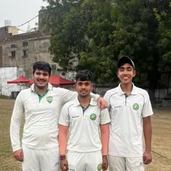 A trio of our young, promising cricketers. Their smiles and confident posture reflect the positive and encouraging environment we cultivate at the academy.