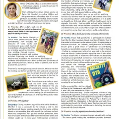 An article featuring our member Dr. Kavitha Rao, who talks about her cycling journey and how it's never too late to pick up a hobby. A true inspiration.
