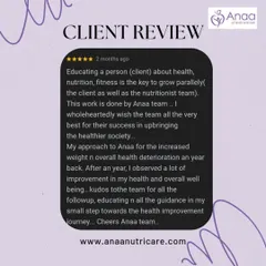 "Educating a person is the key." This client review perfectly captures my philosophy. I don't just give you a diet chart; I educate you on nutrition so you can make informed choices for life.