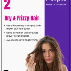 For dry and frizzy hair, we recommend using a hydrating shampoo with argan oil or shea butter. Deep condition weekly and avoid excessive heat styling to keep your hair moisturized and smooth.