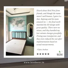 This client was amazed that the final result perfectly matched the 3D designs. Their review praises our team's quality, transparency in pricing, and flexibility in handling last-minute changes.