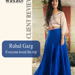 Rubal Garg’s pick was a hit. I was so happy to hear that everyone loved the top she chose. My goal is always to create pieces that are timeless and start conversations.
