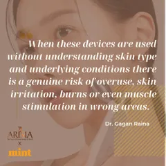 As I explained in the article, using at-home devices without understanding your specific skin type or underlying conditions can cause overuse, irritation, burns, or other complications. Professional guidance is essential for safety.