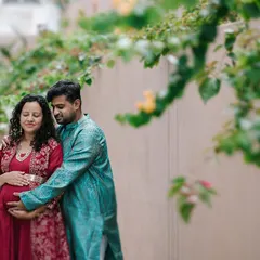 A tender moment during a maternity session, focusing on the couple's connection as they await their new arrival. I aim for these gentle, unposed shots that feel authentic and full of love.