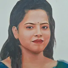 A detailed facial portrait. Every brushstroke is intended to contribute to the subject's likeness and the overall mood of the piece, resulting in a personalized artwork that will last for generations.