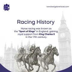 Horse racing earned the title "Sport of Kings" in 17th century England, thanks to the royal support of King Charles II. We are proud to continue this regal tradition.