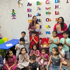 Snippets from our Maa Durga workshop, where we shared the story of Mahishasur, did a fun art activity, and ended with a phoolon ka havan. All the children were gifted a Durga storybook to take home.