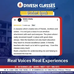 "It is not just a class it is an emotion attachment." This heartfelt review from our student Kelvin Chetty captures the essence of our community. We focus on more than just academics; we help students discover their true potential.