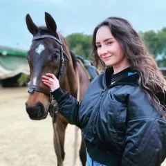 A quiet moment between a rider and her horse. Building trust starts on the ground, and I encourage everyone to spend time getting to know these amazing animals.