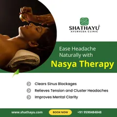 This is Nasya Therapy, a classic Ayurvedic treatment for head and neck related illnesses. By administering herbal drops into the nostrils, I can provide relief from sinusitis, chronic rhinitis, headaches, and even help with sleep problems.