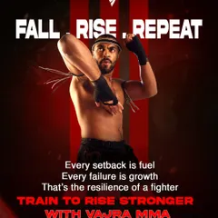 Fall. Rise. Repeat. Every setback is fuel and every failure is growth. That's the resilience of a fighter.