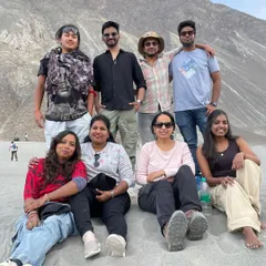 Chilling with the group in the surreal sand dunes of Nubra Valley, Ladakh. I plan trips that give you plenty of time to relax and soak in the unique landscapes.