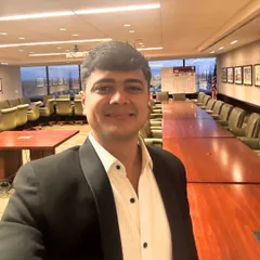 A selfie from a business meeting in New York. I always make it a point to arrive early to connect with the space and the people.