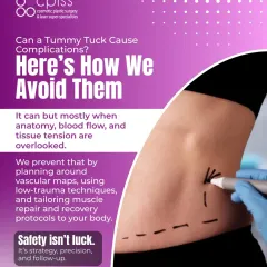 Safety is the foundation of every procedure I perform. For a tummy tuck, this means detailed planning that includes mapping your body’s vascular structures. This precision allows for a low trauma technique, which leads to a safer procedure, less bruising, and a smoother recovery.