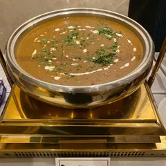 A beautiful serving of Dal Makhani, slow-cooked for hours to achieve its classic creamy texture and rich taste.