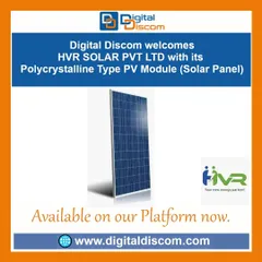 HVR Solar Pvt Ltd provides Polycrystalline Type PV Modules. These reliable and cost-effective solar panels are a popular choice for various solar energy projects.