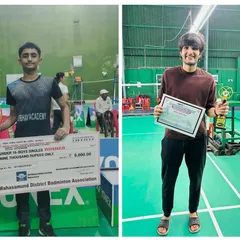 Two medals from two different states. Vaibhav Singh won Gold in U-19 in Chhattisgarh, while Sidhant Salar won Silver in Men's Singles in Uttar Pradesh. We groom players for success everywhere.
