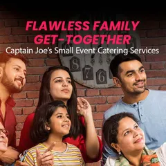 Family get-togethers are about making memories, not managing meals. This image represents my small event catering service, designed to provide a flawless and delicious feast so you can focus on spending quality time with your loved ones.