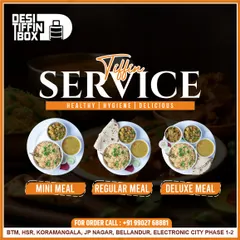I know that hunger is not always the same. That's why I offer three different meal sizes. Choose from a Mini Meal for a light bite, a Regular Meal for your daily needs, or a Deluxe Meal for when you're feeling extra hungry.