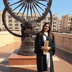 As an advocate, I stand by the principles of justice, symbolized here by the Dharma Chakra. My work in POSH compliance is an extension of this commitment, ensuring that fairness and legal integrity are upheld within every organization I partner with.