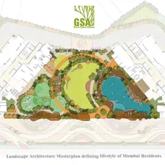 A conceptual landscape master plan illustrating our design philosophy for urban residential projects. We prioritize creating a rich tapestry of amenity spaces, green areas, and poolscapes to enhance the quality of life for residents and increase the overall green coverage, which helps reduce the urban heat island effect.