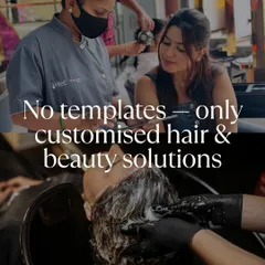 I don't believe in templates. I provide customized hair and beauty solutions based on a personal consultation, ensuring the result is perfectly suited to you.