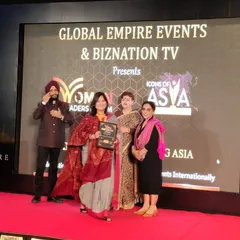 Holding this award from the Icons of Asia is a humbling experience. Thank you to Global Empire Events and Biznation TV for this incredible honor.