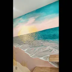 A duplicate image of the seascape detail.