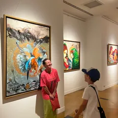 The best part of any exhibition is seeing how people connect with the art. The joy and curiosity on the faces of visitors, both young and old, is what makes sharing my work so rewarding. Each painting is a conversation starter.