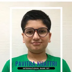 Celebrating a global victory! I am incredibly proud of our student, Pavitra Khattri, for securing the International First Rank in the SOF International Mathematics Olympiad. This is a testament to his hard work and the powerful foundation our program provides.