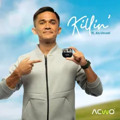 Working with legends like Sunil Chhetri for ACWO's advertising campaign was an incredible experience. This shot was designed for broad commercial appeal, balancing a clean, accessible aesthetic with the powerful presence of a national icon to launch their new tech product.