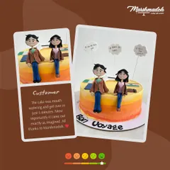"The cake was mouth watering and got over in just 5 minutes." When your cake disappears that fast, it's the best review I can get! Thank you for trusting me.