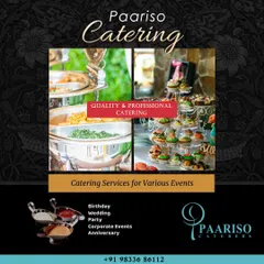 We offer quality and professional catering services for various events, including birthdays, weddings, corporate functions, and anniversaries.