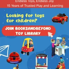 Looking for toys to keep your toddler engaged? Be a smart parent and rent. I provide a huge variety of sanitized, age-appropriate toys and books, with free home delivery and installation.